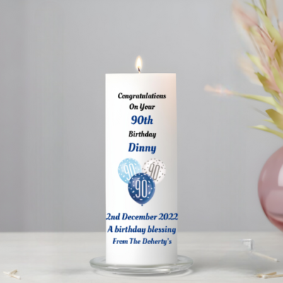 Personalised Birthday Candle Clare Ireland