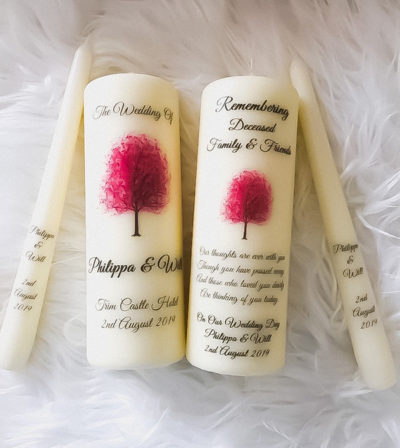 Unity Wedding Memorial Candles Clare