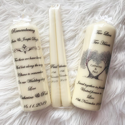 Unity Wedding Memorial Candles Clare