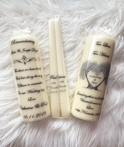 Unity Wedding Memorial Candles Clare