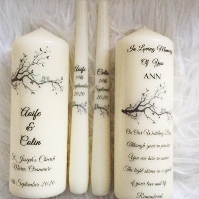 Unity Wedding Memorial Candles Clare