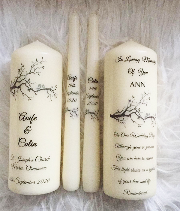 Unity Wedding Candle - Wedding Candle Sets - Candles with Character