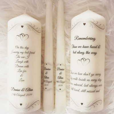 Unity Wedding Memorial Candles Clare