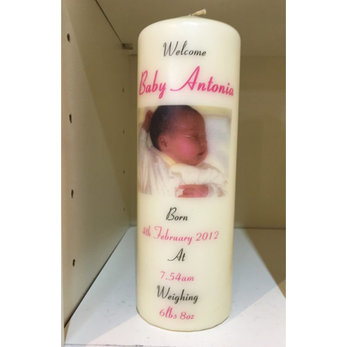 Personalised Candles Clare