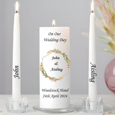 Personalised Unity Candles