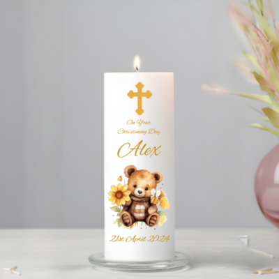 Personalised Christening Candles, Clare, Ireland