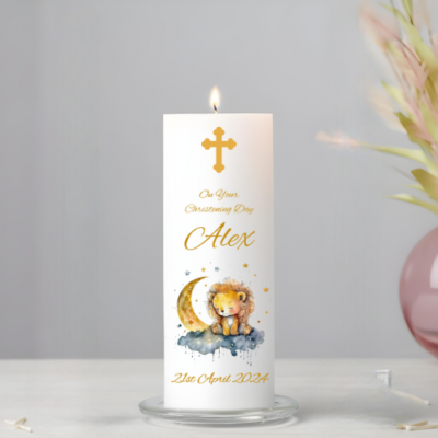 Personalised Christening Candles, Clare, Ireland